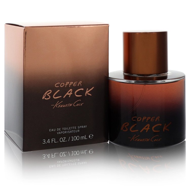 Copper Black by Kenneth Cole 3.4 oz oz Eau De Toilette Spray for Men - Perfumes4All