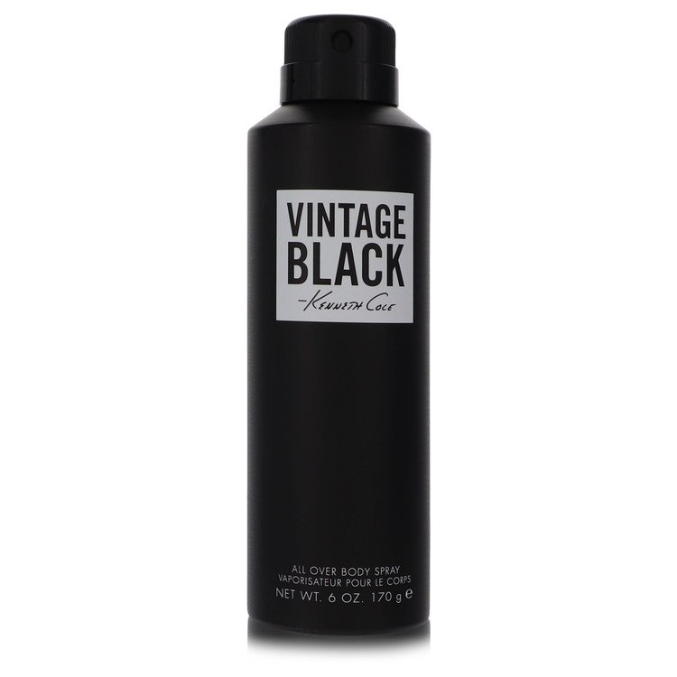 Kenneth Cole Vintage Black Cologne by Kenneth Cole Body Spray 6 oz for Men - Authentic Fragrance - Discount Men Perfume or Cologne Fragrance