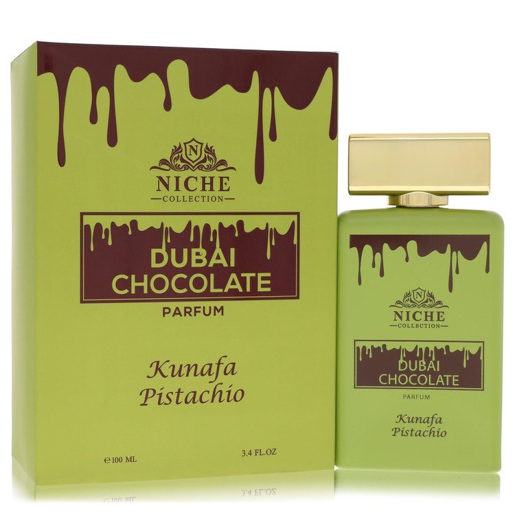 Khalis Niche Dubai Chocolate Kunafa Pistachio Cologne by Khalis Parfum Spray 3.4 oz for Men - Authentic Fragrance - Discount Men Perfume or Cologne Fragrance