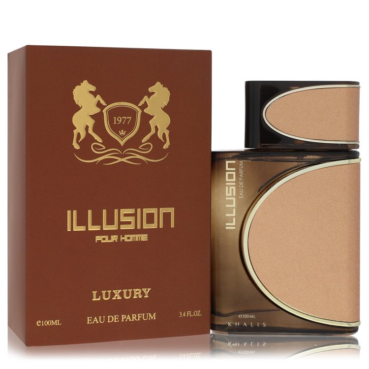 Illusion Luxury by Khalis 3.4 oz oz Eau De Parfum Spray for Men - Perfumes4All