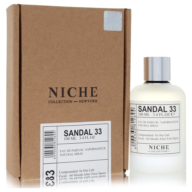 Sandal 33 Niche by Khalis 3.4 oz oz Eau De Parfum Spray for Men - Perfumes4All
