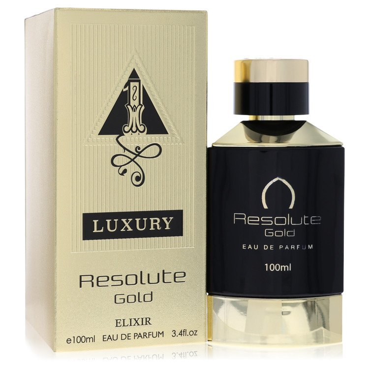 Resolute Gold Elixir by Khalis 3.4 oz oz Eau De Parfum Spray for Men - Perfumes4All