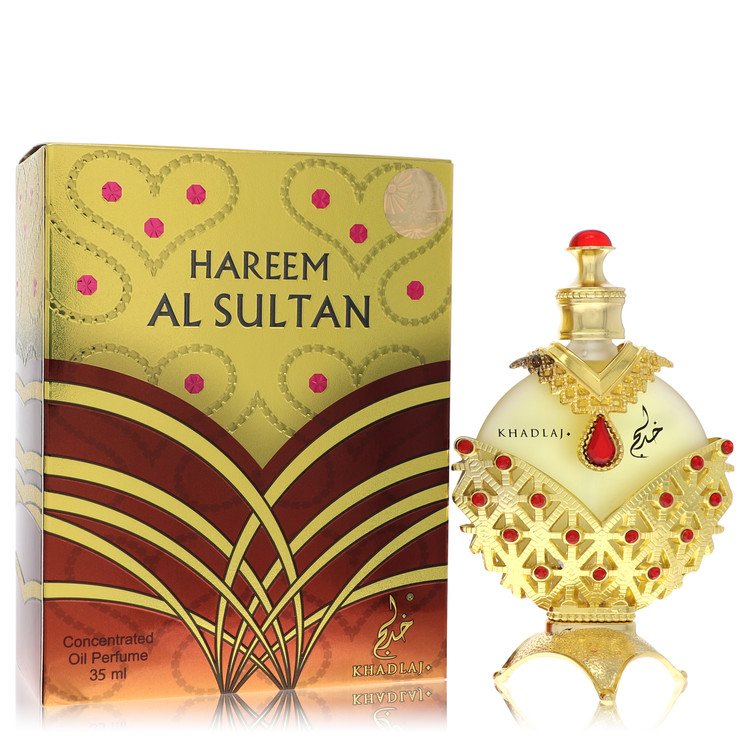 Khadlaj Hareem Al Sultan Gold Perfume by Khadlaj Concentrated Perfume Oil 1.18 oz for Women - Authentic Fragrance - Discount Women Perfume or Cologne Fragrance