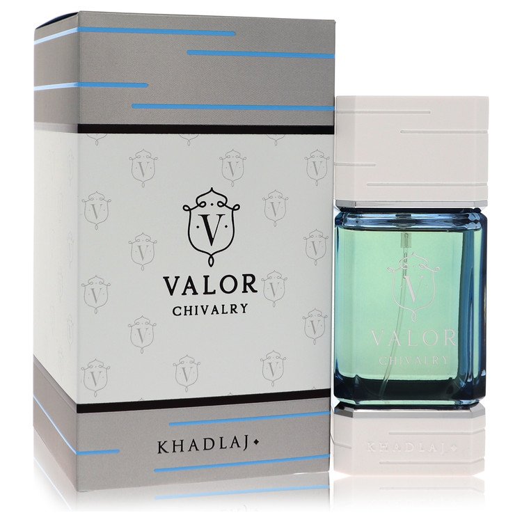 Khadlaj Valor Chivalry Cologne by Khadlaj Eau De Parfum Spray 3.4 oz for Men - Authentic Fragrance - Discount Men Perfume or Cologne Fragrance