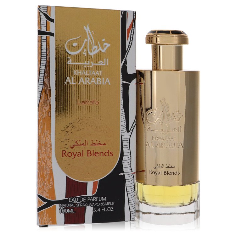 Khaltat Al Arabia Cologne by Lattafa Eau De Parfum Spray (Royal Blends) 3.4 oz for Men - Authentic Fragrance - Discount Men Perfume or Cologne Fragrance