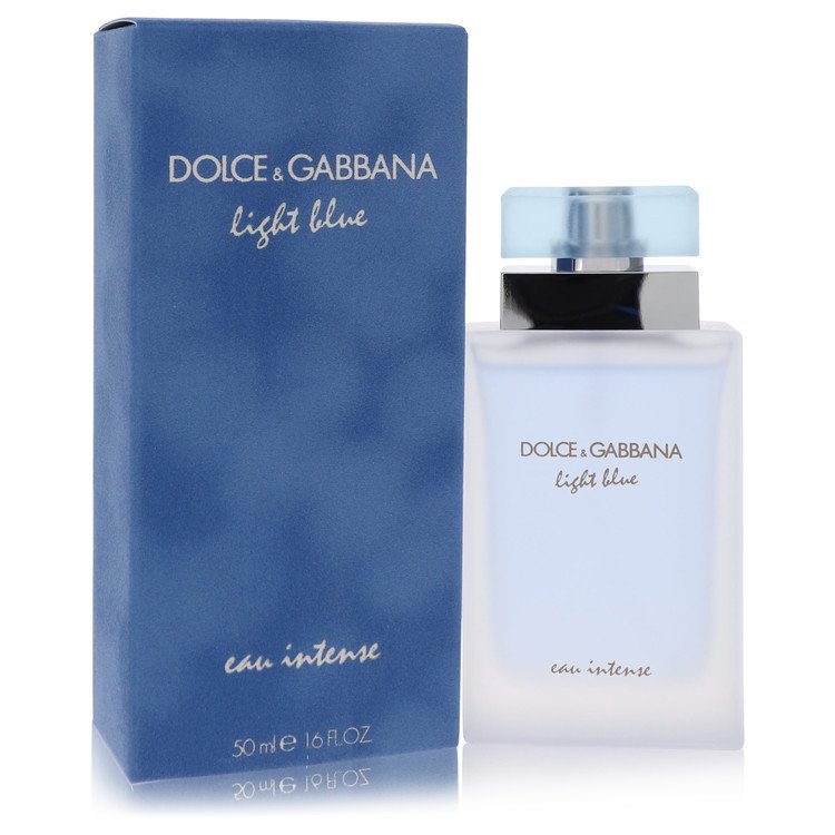 Light Blue Eau Intense Perfume by Dolce & Gabbana Eau De Parfum Spray 1.6 oz for Women - Authentic Fragrance - Discount Women Perfume or Cologne Fragrance