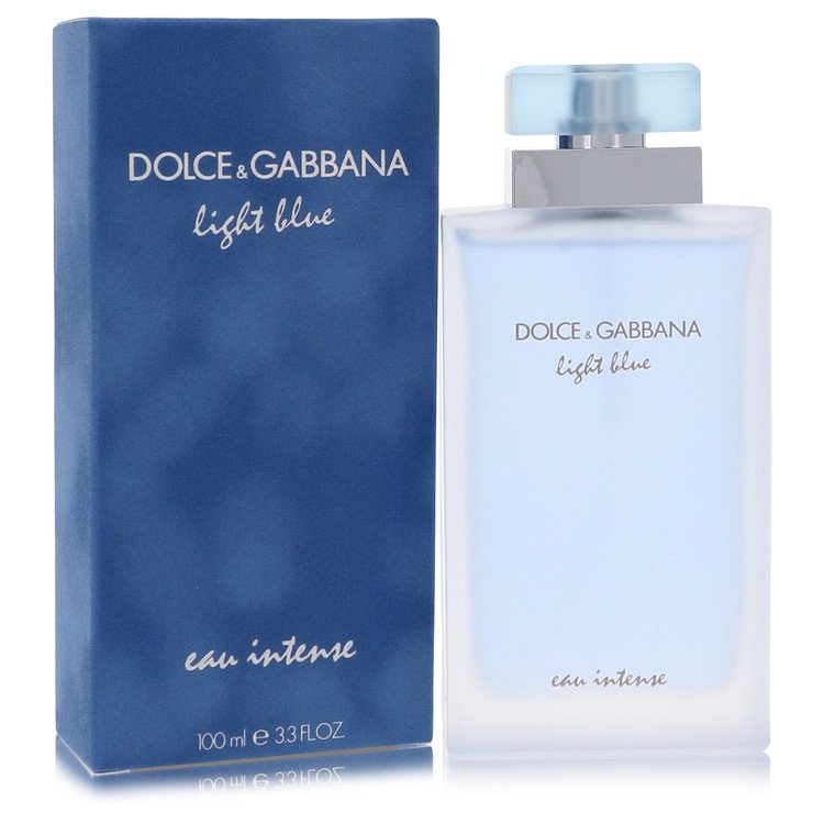 Light Blue Eau Intense Perfume by Dolce & Gabbana Eau De Parfum Spray 3.3 oz for Women - Authentic Fragrance - Discount Women Perfume or Cologne Fragrance