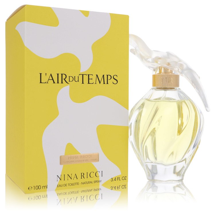 L'Air Du Temps Perfume by Nina Ricci Eau De Toilette Spray With Bird Cap 3.3 oz for Women - Authentic Fragrance - Discount Women Perfume or Cologne Fragrance