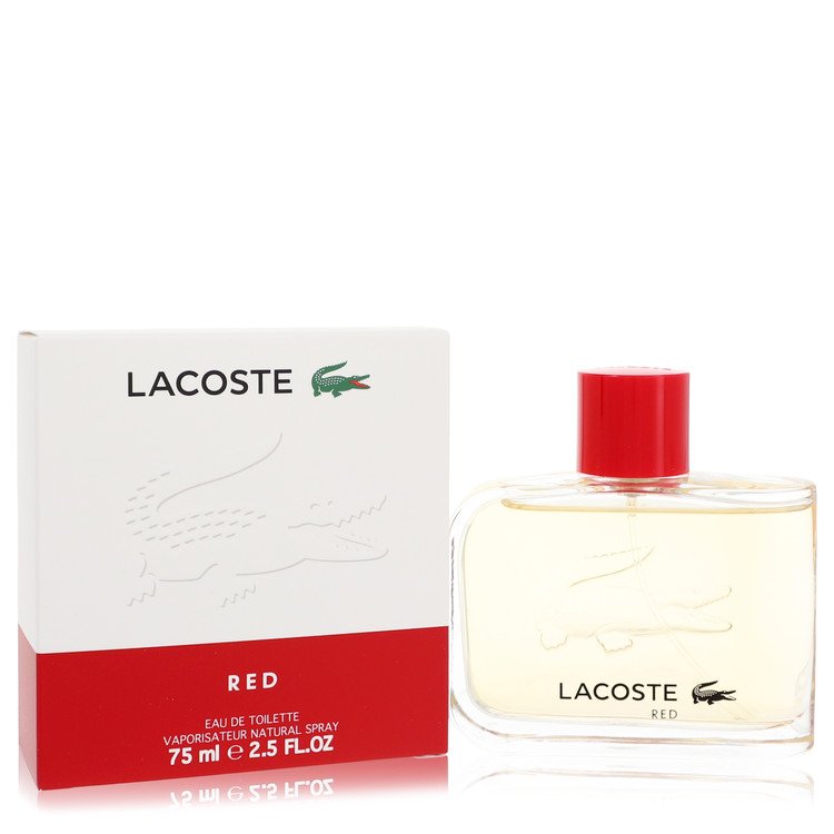 Red by Lacoste 2.5 oz Eau De Toilette Spray for Men - Perfumes4All