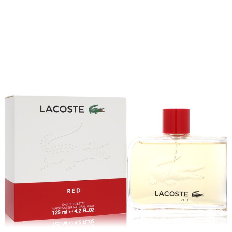 Lacoste Red Style In Play Cologne By Lacoste 4.1 Oz Eau De Toilette Spray For Men In Box