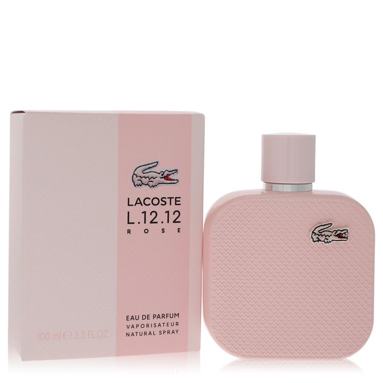 Lacoste Eau De Lacoste L.12.12 Rose Perfume by Lacoste Eau De Parfum Spray 3.3 oz for Women - Authentic Fragrance - Discount Women Perfume or Cologne Fragrance
