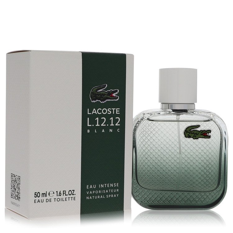 Lacoste Eau De Lacoste L.12.12 Blanc Intense Cologne By Lacoste 1.6 Oz Eau De Toilette Spray For Men In Box