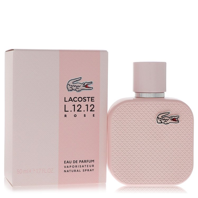 Lacoste Eau De Lacoste L.12.12 Rose Perfume by Lacoste Eau De Parfum Spray 1.7 oz for Women - Authentic Fragrance - Discount Women Perfume or Cologne Fragrance