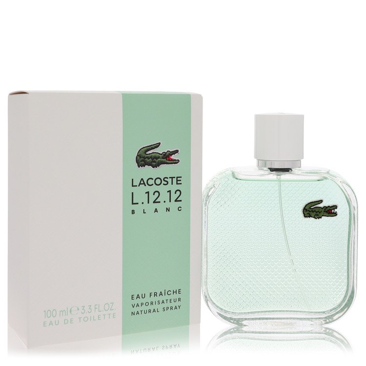 Lacoste Eau De Lacoste L.12.12 Blanc Eau Fraichie Cologne by Lacoste Eau De Toilette Spray 3.4 oz for Men - Authentic Fragrance - Discount Men Perfume or Cologne Fragrance