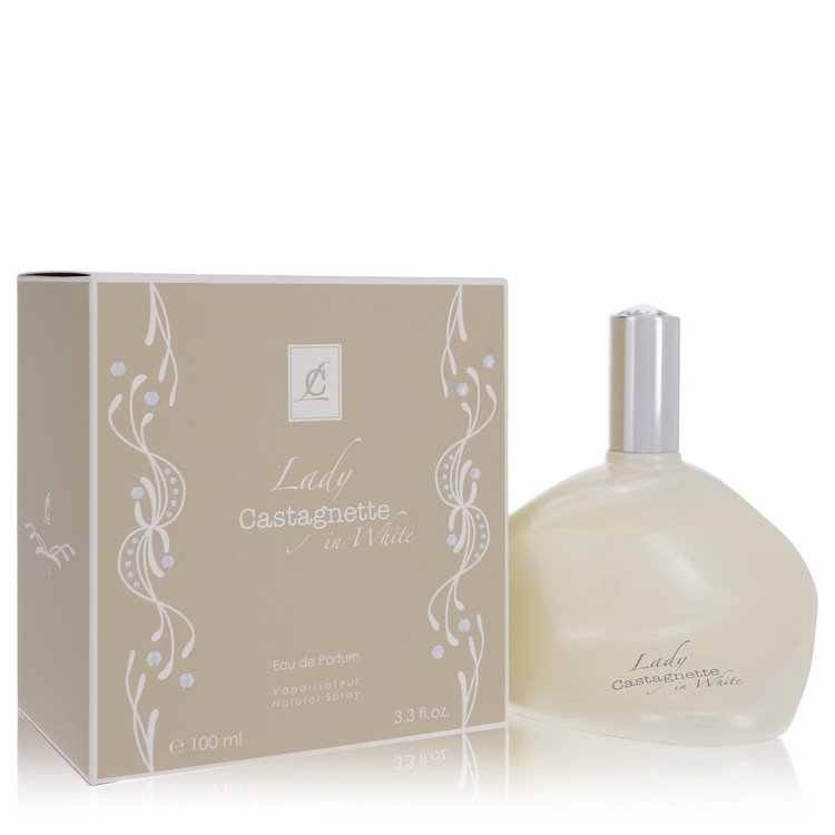 Lady Castagnette In White Perfume by Lulu Castagnette Eau De Parfum Spray 3.3 oz for Women - Authentic Fragrance - Discount Women Perfume or Cologne Fragrance