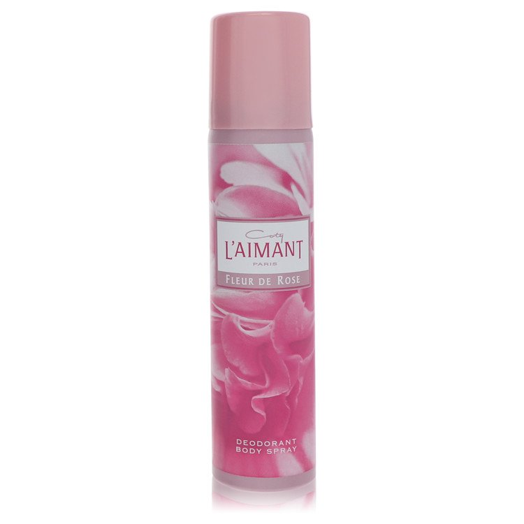 L'aimant Fleur Rose Perfume by Coty Deodorant Spray 2.5 oz for Women - Authentic Fragrance - Discount Women Perfume or Cologne Fragrance