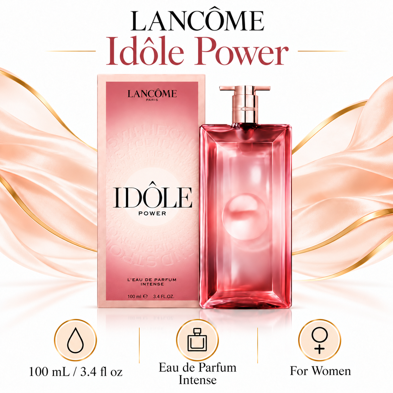 Lancôme Idôle Power 100 mL 3.4 fl oz Eau de Parfum Intense for Women