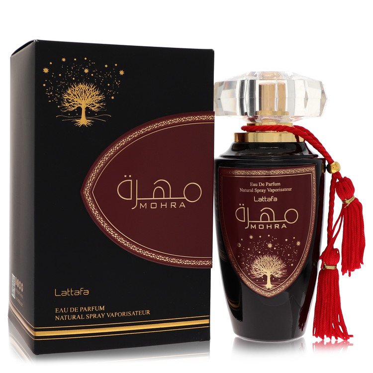 Lattafa Mohra Cologne by Lattafa Eau De Parfum Spray (Unisex) 3.4 oz for Men - Authentic Fragrance - Discount Men Perfume or Cologne Fragrance