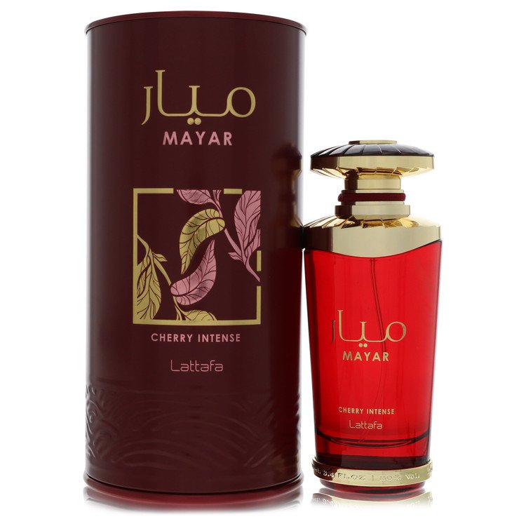 Lattafa Mayar Cherry Intense Perfume by Lattafa Eau De Parfum Spray 3.4 oz for Women - Authentic Fragrance - Discount Women Perfume or Cologne Fragrance