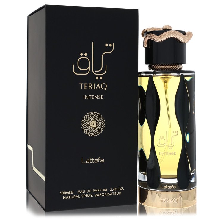 Lattafa Teriaq Intense Cologne by Lattafa Eau De Parfum Spray (Unisex) 3.4 oz for Men - Authentic Fragrance - Discount Men Perfume or Cologne Fragrance