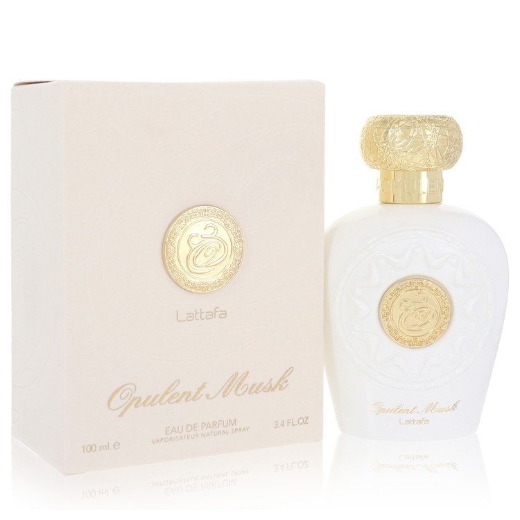Lattafa Opulent Musk Perfume by Lattafa Eau De Parfum Spray (Unisex) 3.4 oz for Women - Authentic Fragrance - Discount Women Perfume or Cologne Fragrance