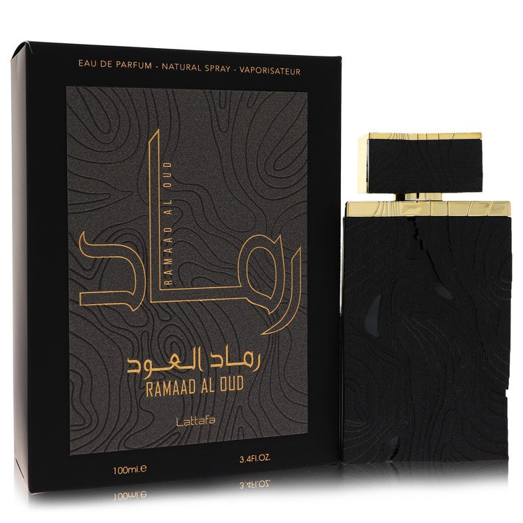 Lattafa Ramaad Al Oud Cologne by Lattafa Eau De Parfum Spray (Unisex) 3.4 oz for Men - Authentic Fragrance - Discount Men Perfume or Cologne Fragrance