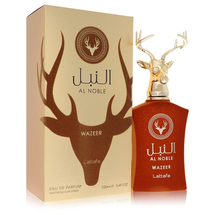 Al Noble Wazeer Cologne By Lattafa 3.4 Oz Eau De Parfum Spray For Men In Box