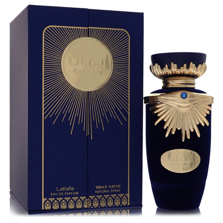 Emaan Cologne By Lattafa 3.4 Oz Eau De Parfum Spray For Men In Box