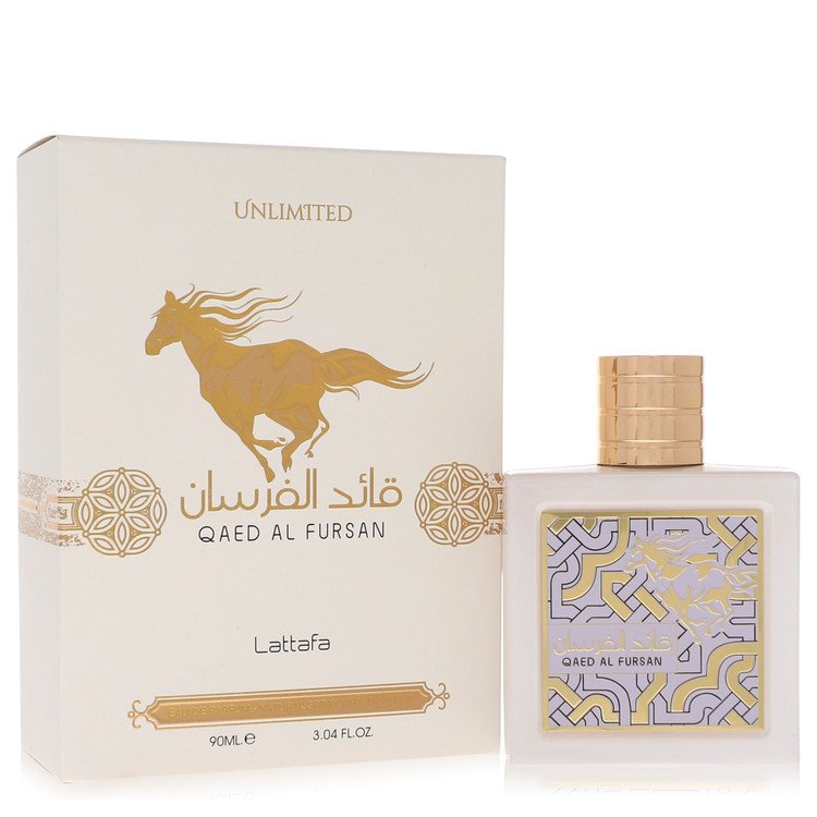 Qaed Al Fursan Unlimited Cologne By Lattafa 3.04 Oz Eau De Parfum Spray For Men In Box