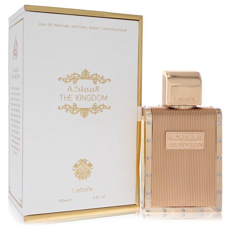 Lattafa The Kingdom Cologne by Lattafa Eau De Parfum Spray 3.4 oz for Men - Authentic Fragrance - Discount Men Perfume or Cologne Fragrance