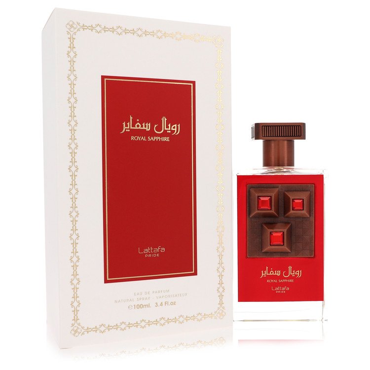 Lattafa Pride Royal Sapphire Perfume by Lattafa Eau De Parfum Spray (Unisex) 3.4 oz for Women - Authentic Fragrance - Discount Women Perfume or Cologne Fragrance