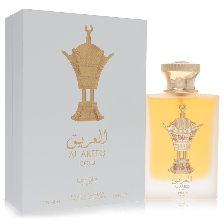 Lattafa Al Areeq Gold Cologne by Lattafa Eau De Parfum Spray (Unisex) 3.4 oz for Men - Authentic Fragrance - Discount Men Perfume or Cologne Fragrance