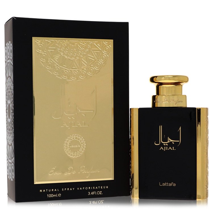Lattafa Ajial Cologne by Lattafa Eau De Parfum Spray 3.4 oz for Men - Authentic Fragrance - Discount Men Perfume or Cologne Fragrance