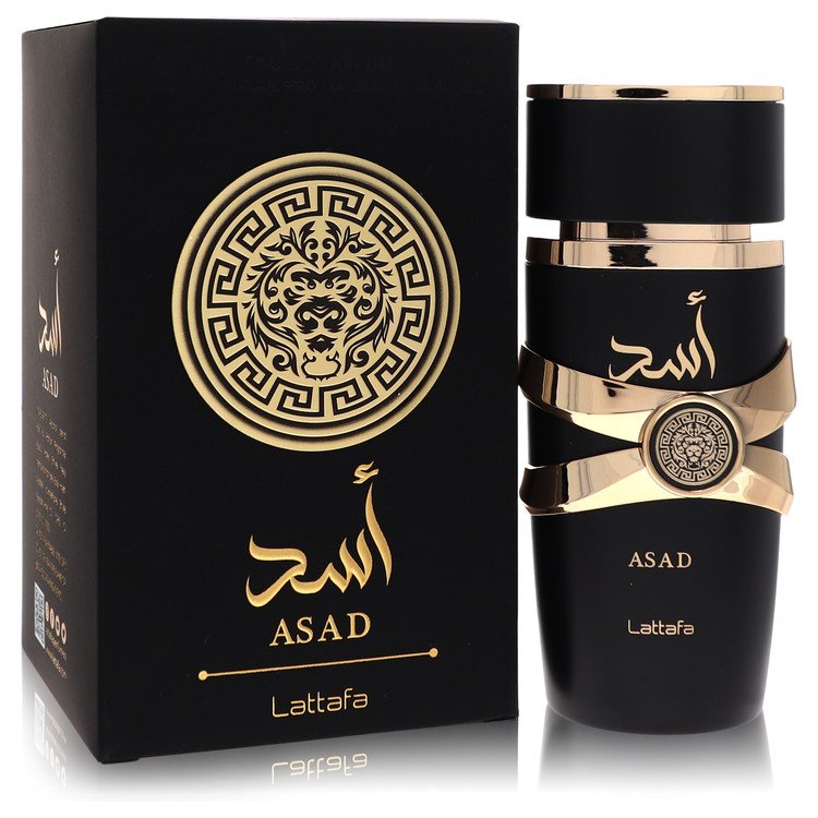 Asad Cologne By Lattafa 3.4 Oz Eau De Parfum Spray For Men In Box