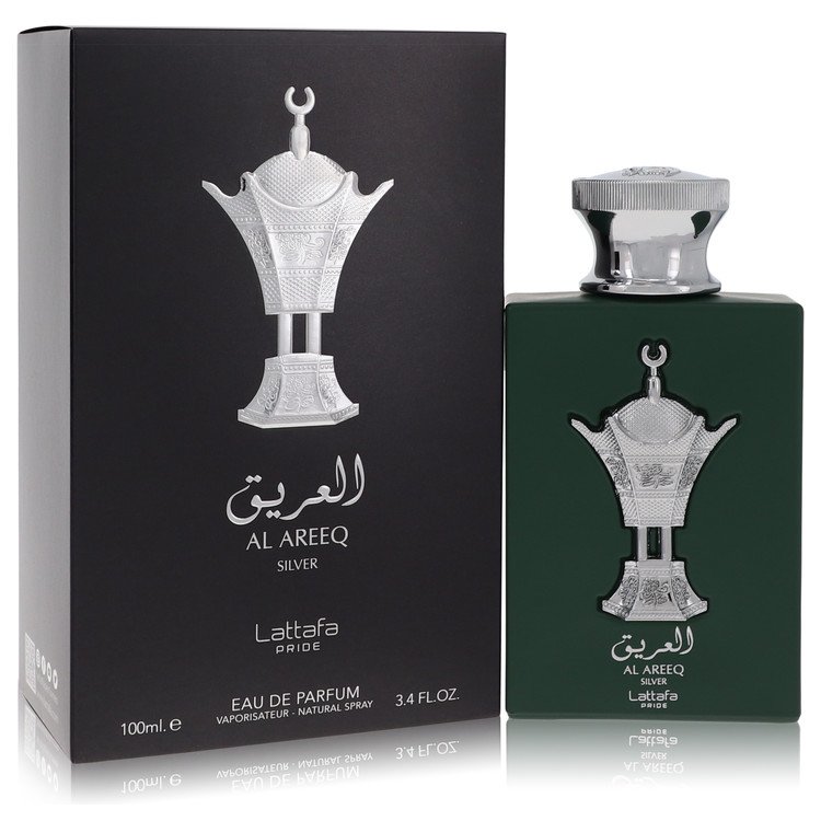 Pride Al Areeq Silver by Lattafa 3.4 oz oz Eau De Parfum Spray for Men - Perfumes4All
