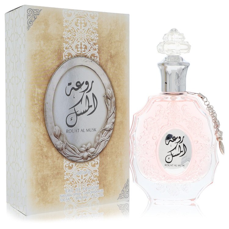 Lattafa Rouat Al Musk Perfume by Lattafa Eau De Parfum Spray (Unisex) 3.4 oz for Women - Authentic Fragrance - Discount Women Perfume or Cologne Fragrance