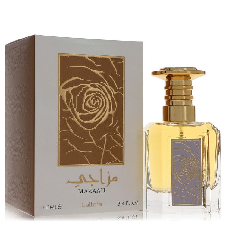 Lattafa Mazaaji Perfume by Lattafa Eau De Parfum Spray (Unisex) 3.4 oz for Women - Authentic Fragrance - Discount Women Perfume or Cologne Fragrance