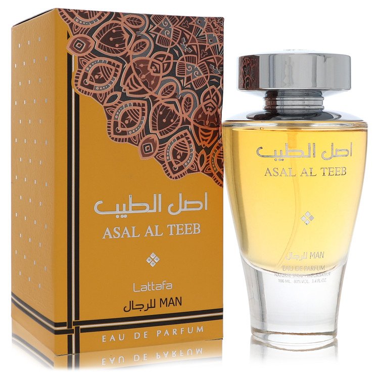 Lattafa Asal Al Teeb Cologne by Lattafa Eau De Parfum Spray 3.4 oz for Men - Authentic Fragrance - Discount Men Perfume or Cologne Fragrance