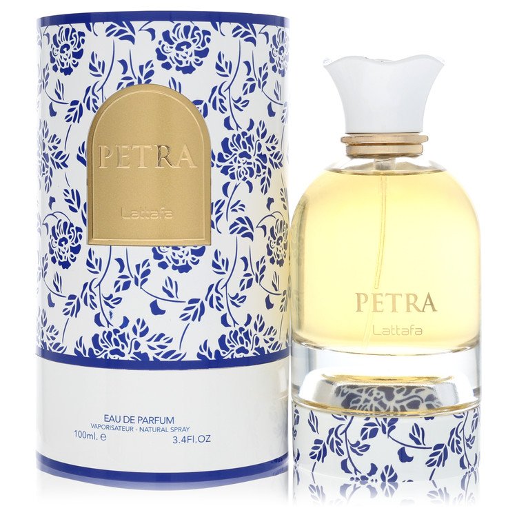 Lattafa Petra Perfume by Lattafa Eau De Parfum Spray (Unisex) 3.4 oz for Women - Authentic Fragrance - Discount Women Perfume or Cologne Fragrance