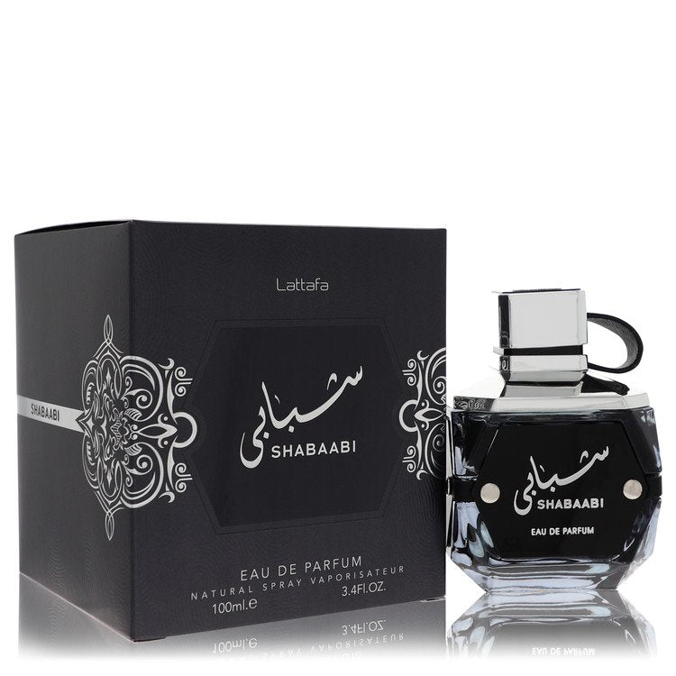 Lattafa Shabaabi Cologne by Lattafa Eau De Parfum Spray (Unisex) 3.4 oz for Men - Authentic Fragrance - Discount Men Perfume or Cologne Fragrance