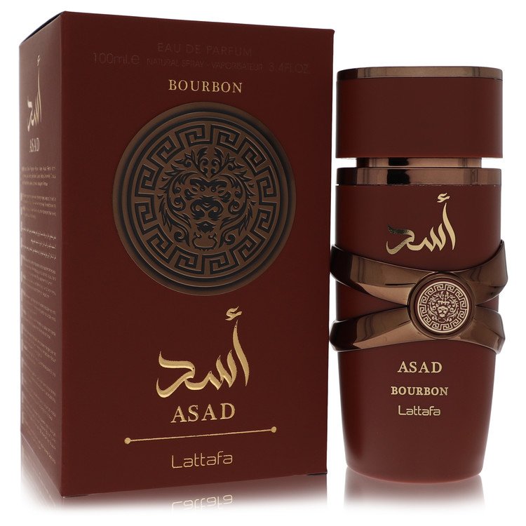 Asad Bourbon Cologne By Lattafa 3.4 Oz Eau De Parfum Spray For Men In Box