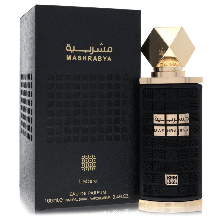 Lattafa Mashrabya Perfume by Lattafa Eau De Parfum Spray (Unisex) 3.4 oz for Women - Authentic Fragrance - Discount Women Perfume or Cologne Fragrance