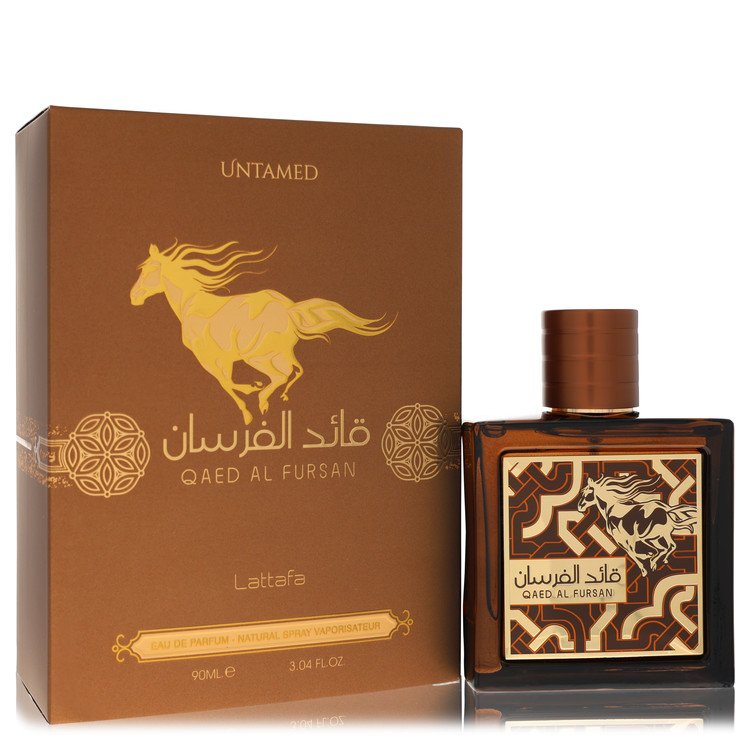 Lattafa Qaed Al Fursan Untamed Cologne by Lattafa Eau De Parfum Spray (Unisex) 3.04 oz for Men - Authentic Fragrance - Discount Men Perfume or Cologne Fragrance