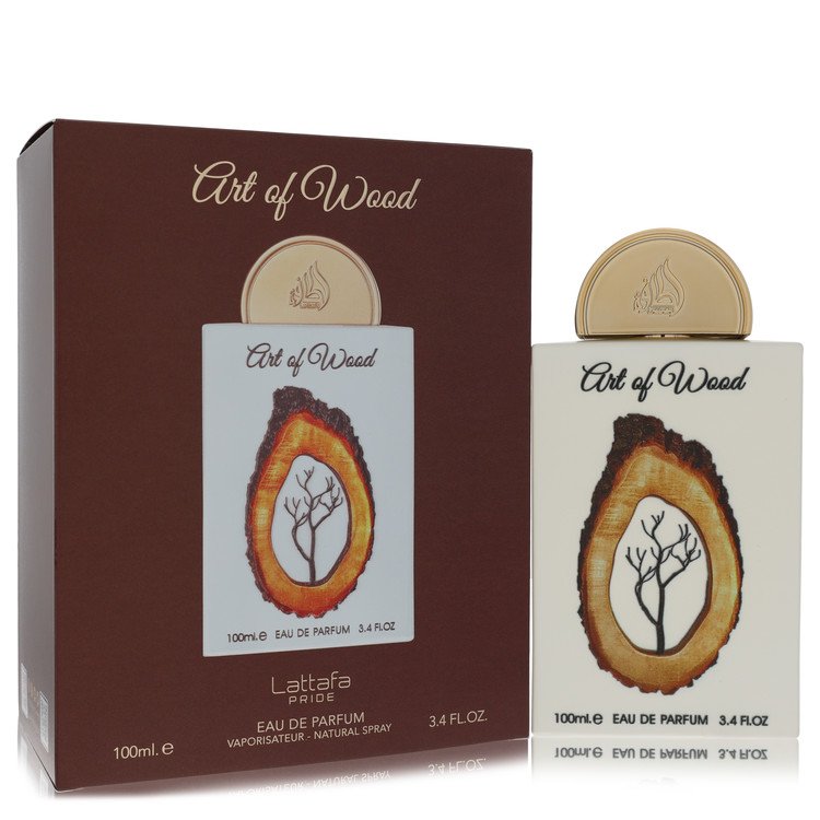 Lattafa Pride Art of Wood Cologne by Lattafa Eau De Parfum Spray (Unisex) 3.4 oz for Men - Authentic Fragrance - Discount Men Perfume or Cologne Fragrance