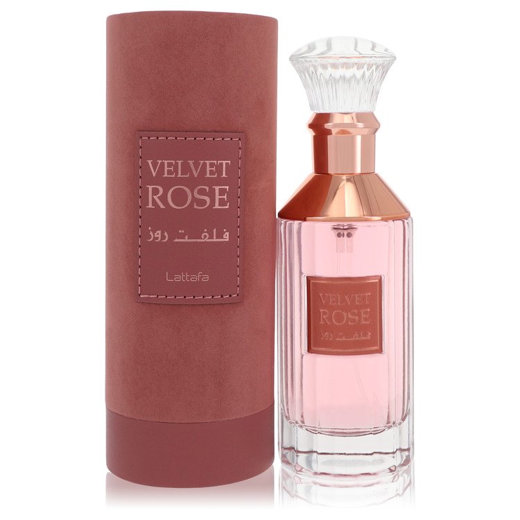 Velvet Rose Cologne By Lattafa 3.4 Oz Eau De Parfum Spray For Men In Box