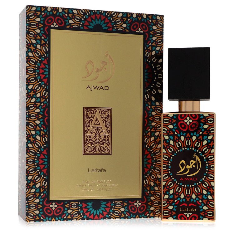 Ajwad Cologne By Lattafa 2.04 Oz Eau De Parfum Spray For Men In Box
