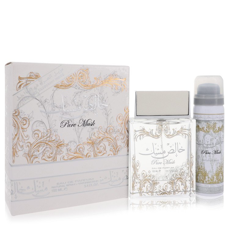 Pure Musk Cologne By Lattafa 3.4 Oz Eau De Parfum Spray For Men In Box