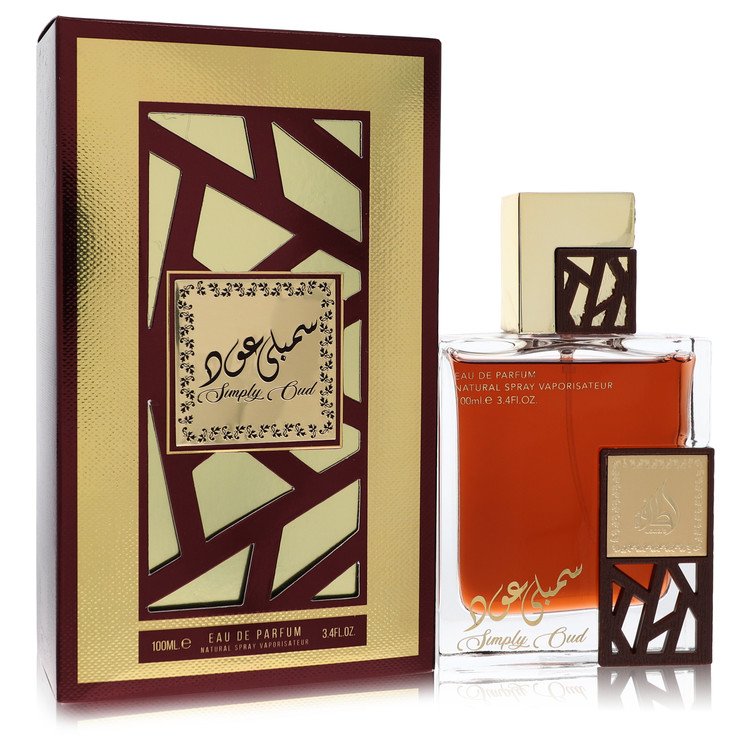 Lattafa Simply Oud Cologne by Lattafa Eau De Parfum Spray (Unisex) 3.4 oz for Men - Authentic Fragrance - Discount Men Perfume or Cologne Fragrance