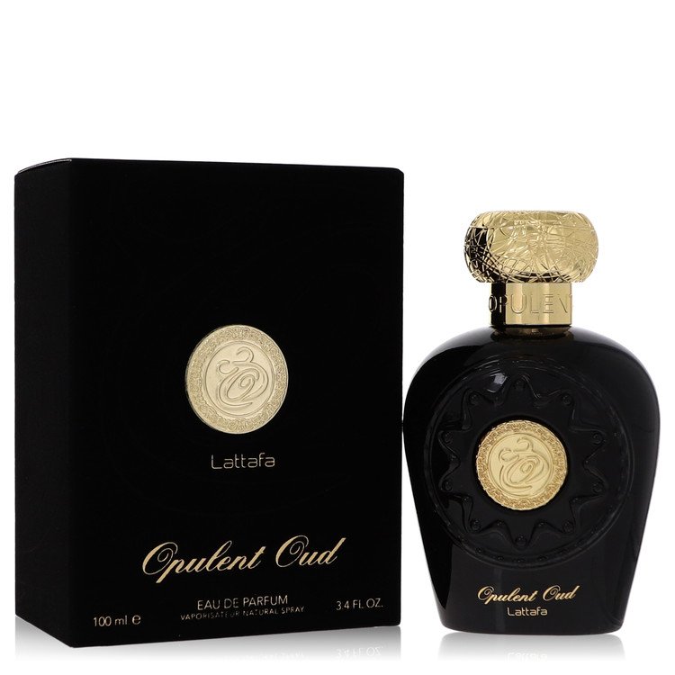 Lattafa Opulent Oud Cologne by Lattafa Eau De Parfum Spray (Unisex) 3.4 oz for Men - Authentic Fragrance - Discount Men Perfume or Cologne Fragrance