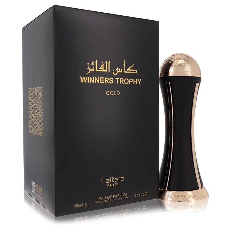 Winners Trophy Gold by Lattafa 3.4 oz Eau De Parfum Spray for Men - Perfumes4All